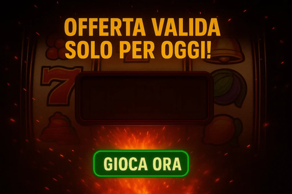 Offerta bonus valida solo per oggi su Eternal Slots