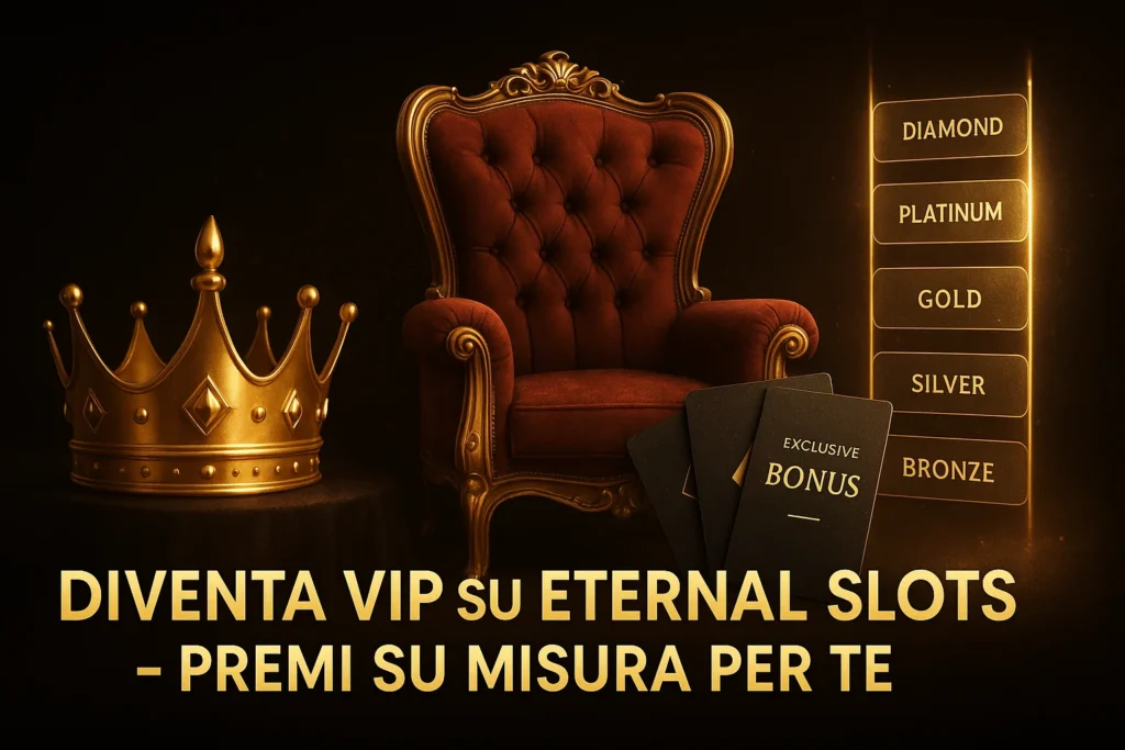 Programma VIP esclusivo su Eternal Slots Italia con premi e bonus personalizzati